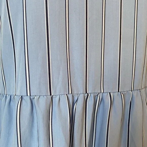 & Other Stories Blue Stripe Dress - Picture 7 of 12